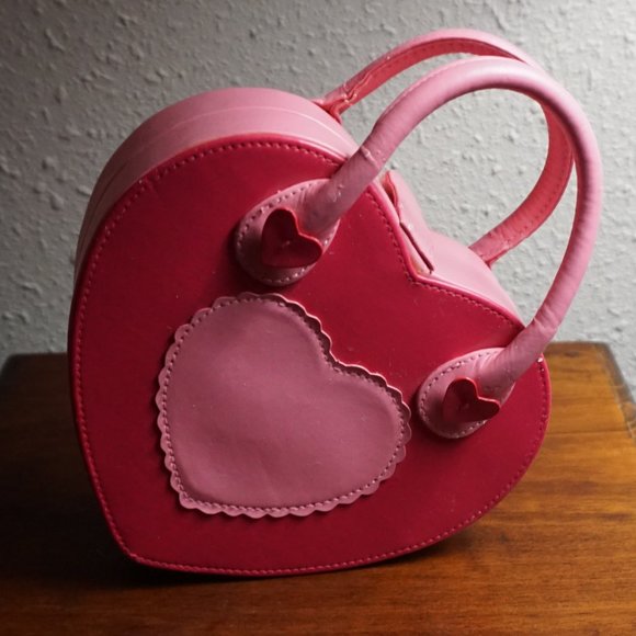 Gymboree Other - Gymboree Girls Pink Heart Shaped Box Purse